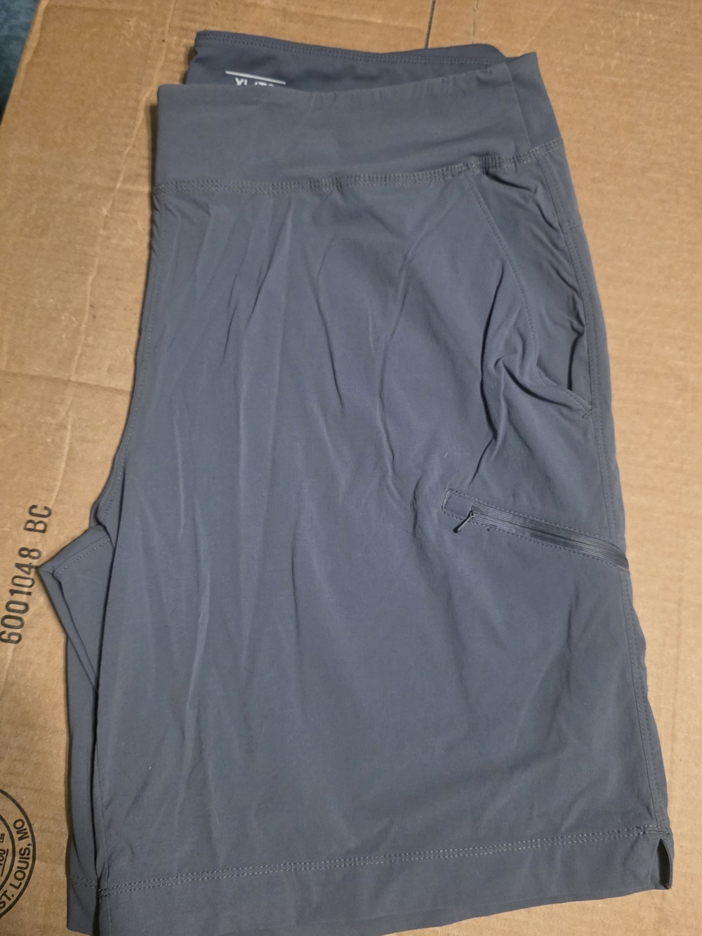 Mountain Hardwear Women's Gray Performance Shorts with Zip Pocket